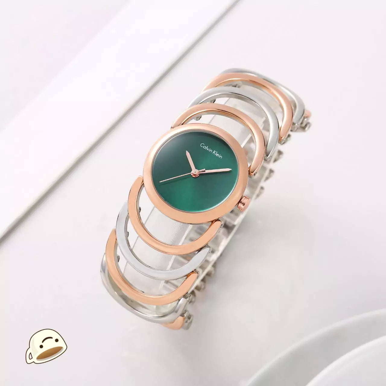 Calvin Klein Women's Designer Bracelet Watch – Elegant Dial with Luxe Metal Finish