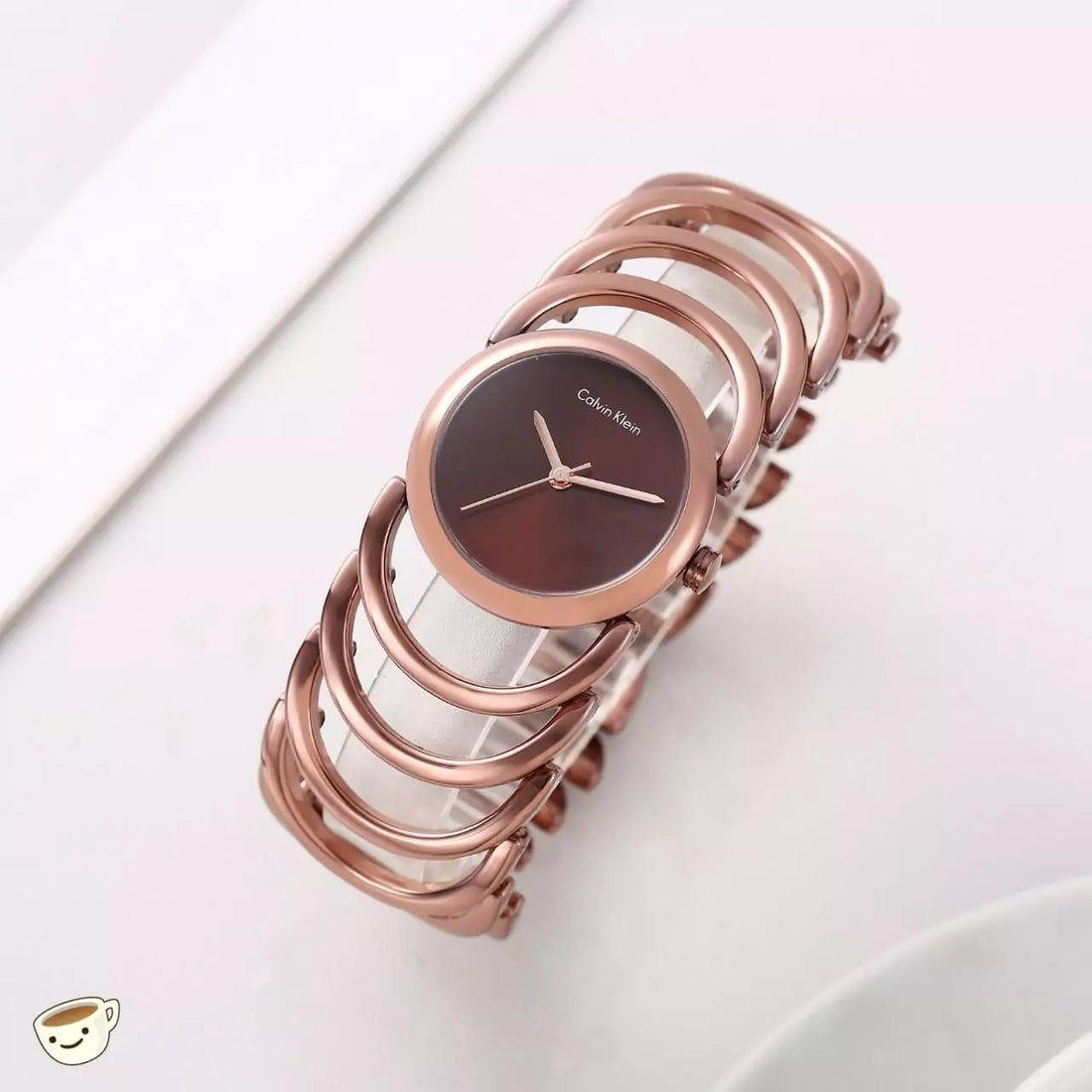Calvin Klein Women's Designer Bracelet Watch – Elegant Dial with Luxe Metal Finish