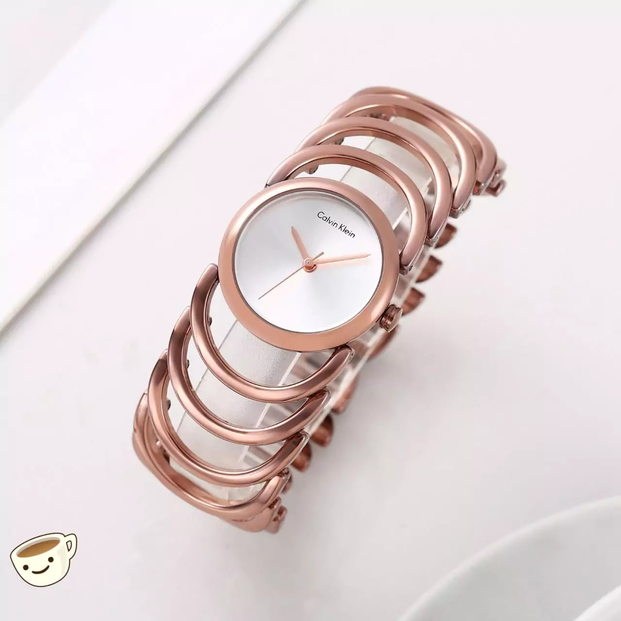 Calvin Klein Women's Designer Bracelet Watch – Elegant Dial with Luxe Metal Finish