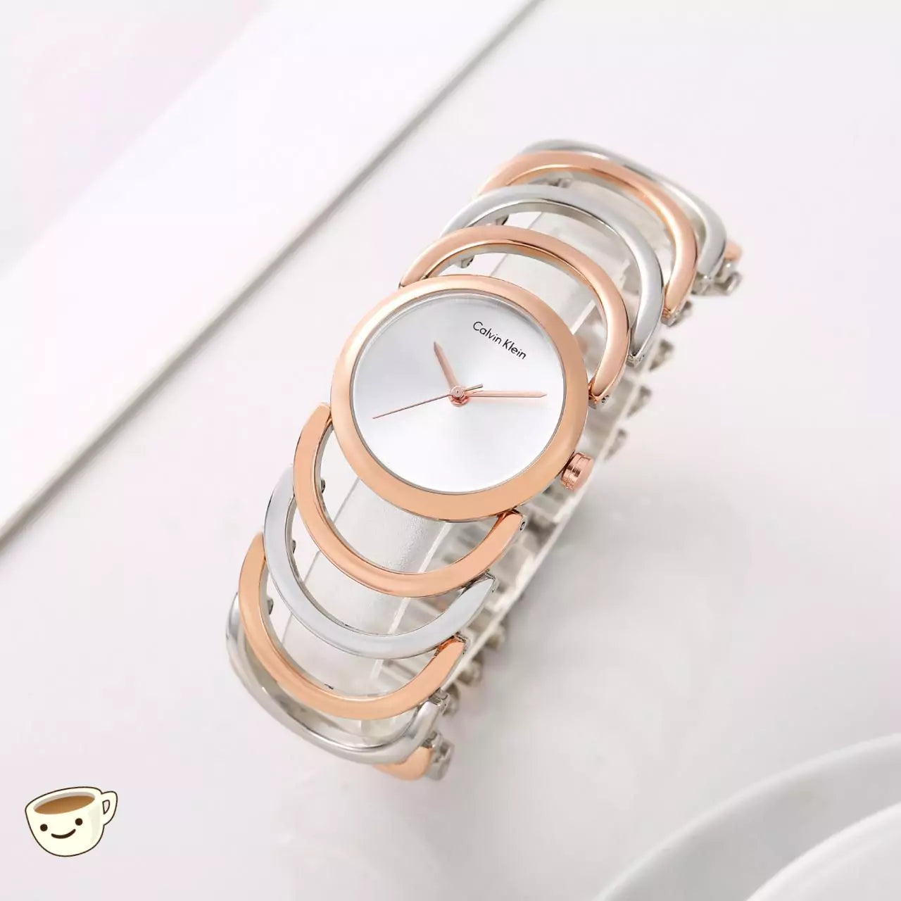 Calvin Klein Women's Designer Bracelet Watch – Elegant Dial with Luxe Metal Finish