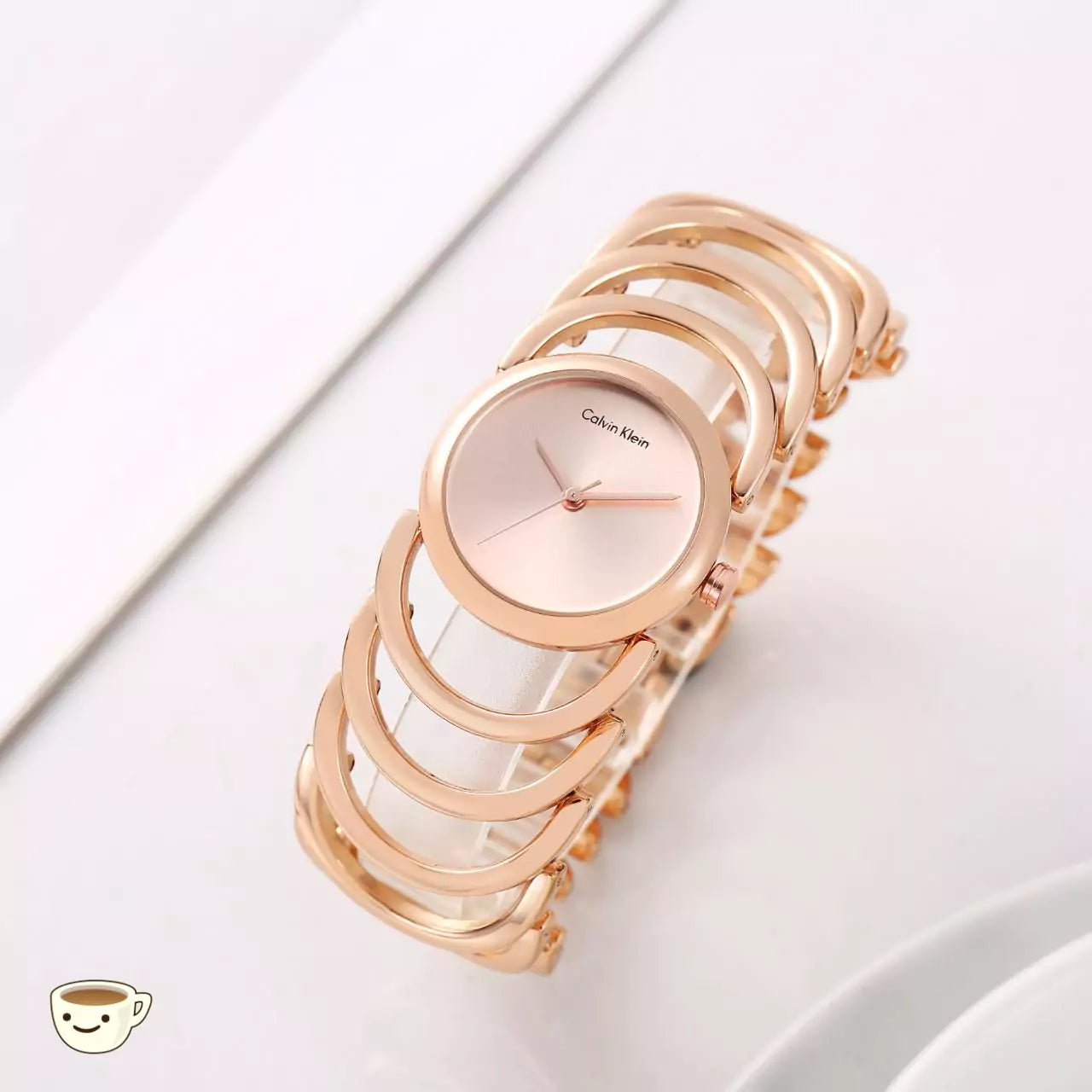 Calvin Klein Women's Designer Bracelet Watch – Elegant Dial with Luxe Metal Finish