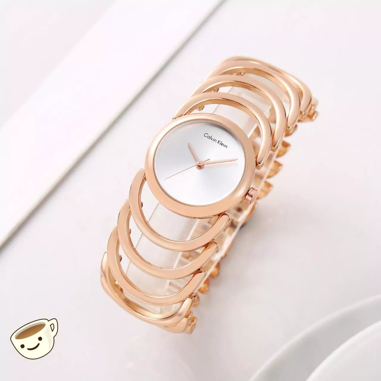 Calvin Klein Women's Designer Bracelet Watch – Elegant Dial with Luxe Metal Finish